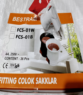 Fiting Colok+S Putih Bestram