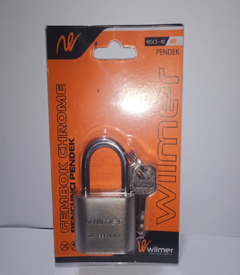 Gembok Crome 40mm pendek