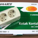 Stop Kontak 2 lbg AMC202