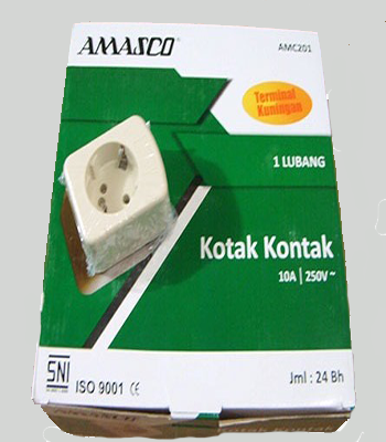 Stop Kontak 1 lbg AMC201