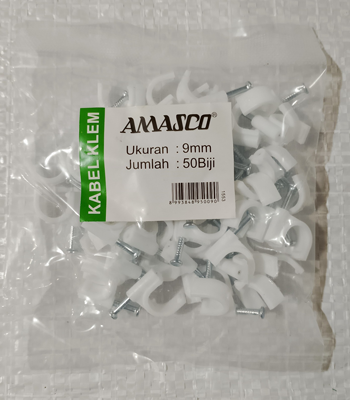 Klem Kabel 9mm Amasco