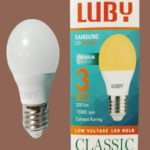 Lampu Led Luby New Classic 3w Kuning