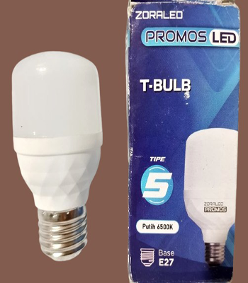 Lampu Led T-Bulb Zoraled Promos 5