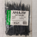 Nylon Cable Ties Amasco 2,5x100mm Hitam