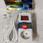VICENTE STOP KONTAK VE-1021 T3 3M PUTIH