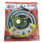 Paket selang gas dan regulator NIS 2 KUPING