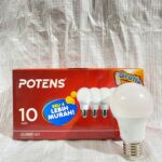LAMPU LED 10 WATT BULAT POTENS