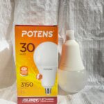 LAMPU LED 30 WATT BULAT POTENS
