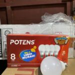 LAMPU LED 8 WATT BULAT POTENS