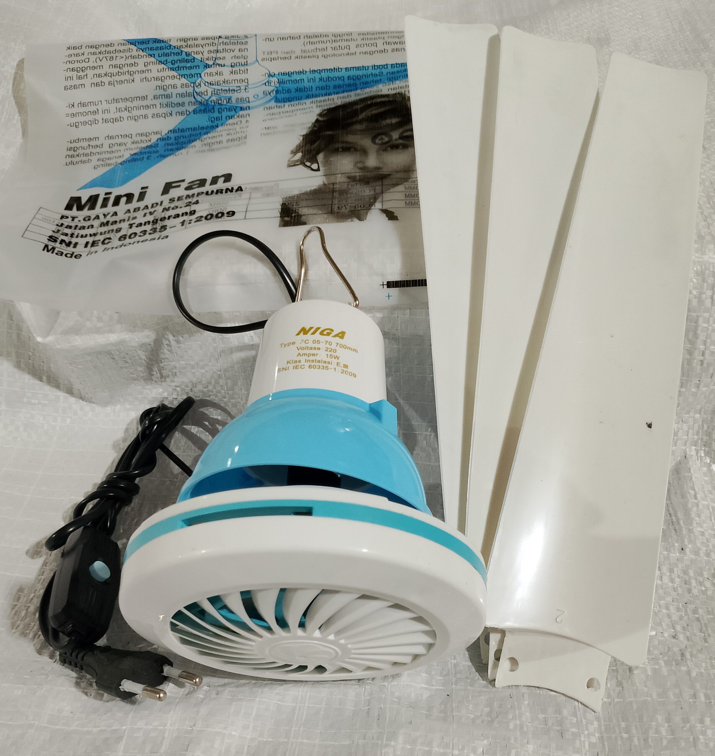 MINI FAN NIGA 15W